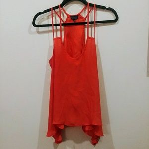 TopShop Fire Dancer Spaghetti Strap Top